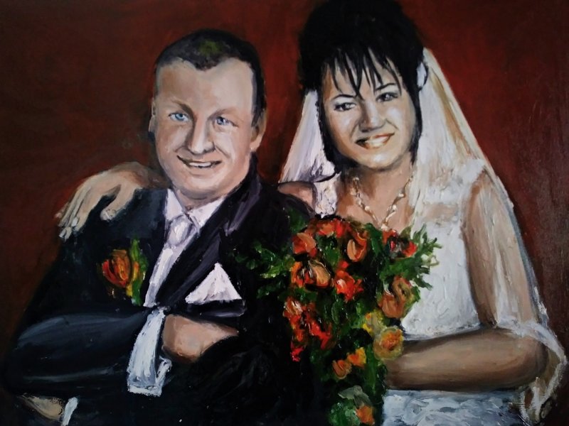 Portrety na zamówienie malowane ze zdjęć