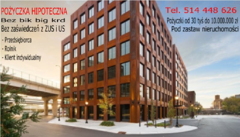 Prywatne bezpieczne pożyczki hipoteczne bez BIK BIG KRD