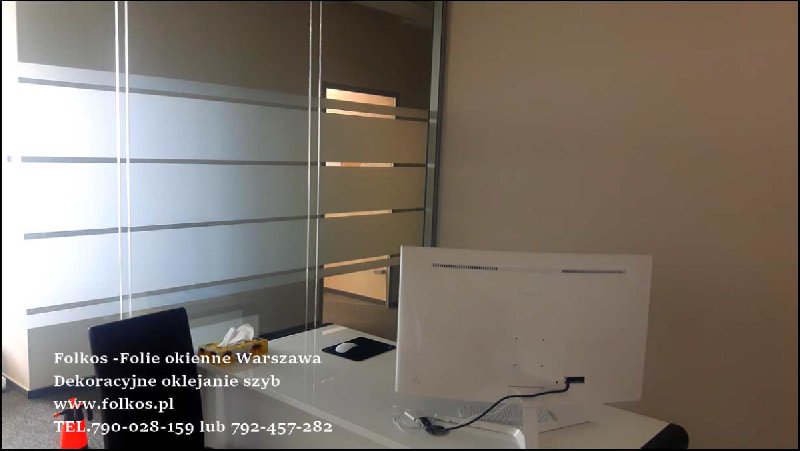 Folia do biura na ścianki działowe Oklejanie biur Wwa - 03 Folia do biura na ścianki działowe Oklejanie biur Wwa - 03