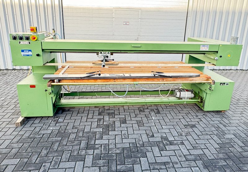 Szlifierka długotaśmowa Johannsen T86 PNEUMA pompa vacum