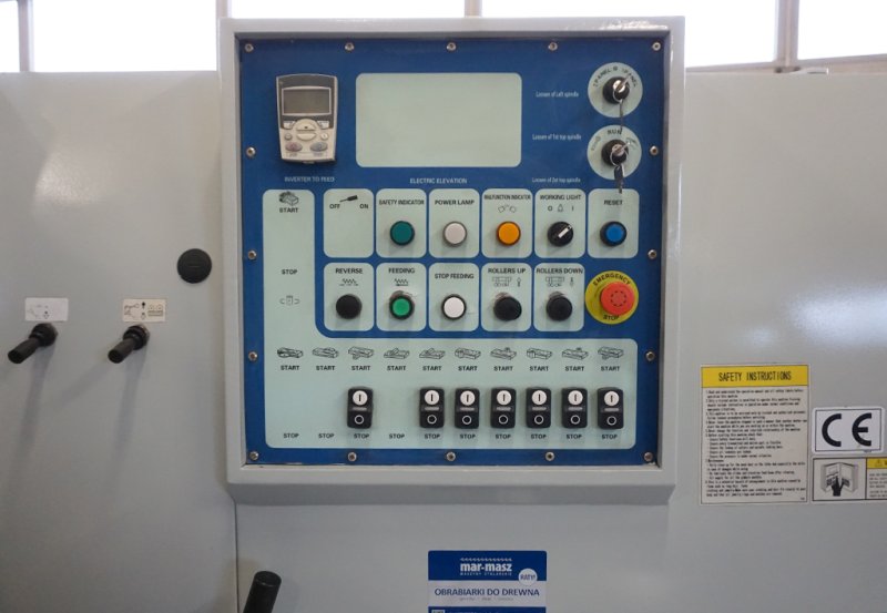 Strugarka czterostronna Reignmac RMM 723 - 02 Strugarka czterostronna Reignmac RMM 723 - 02