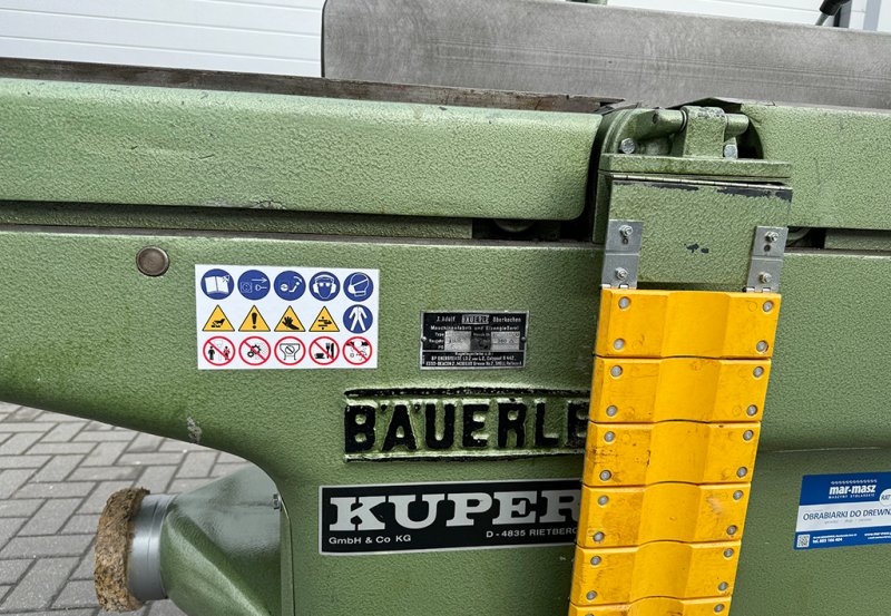 Wyrówniarka strugarka heblarka do drewna BAUERLE - 06 Wyrówniarka strugarka heblarka do drewna BAUERLE - 06