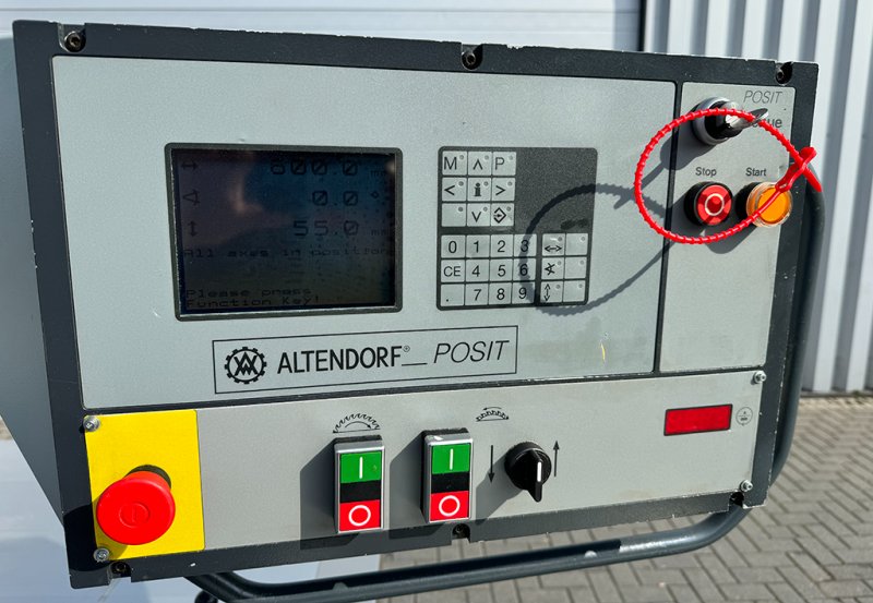 Piła formatowa Altendorf F45 Elmo Posit 4 - 03 Piła formatowa Altendorf F45 Elmo Posit 4 - 03
