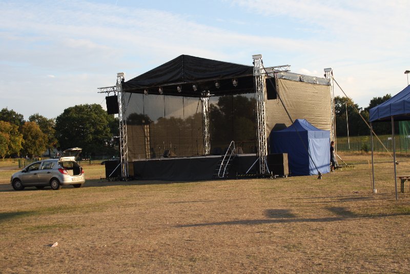 Wynajem sceny 8x8, scena plenerowa wynajem