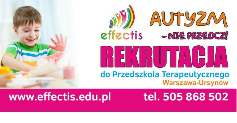 Effectis przedszkole dla dzieci z autyzmem