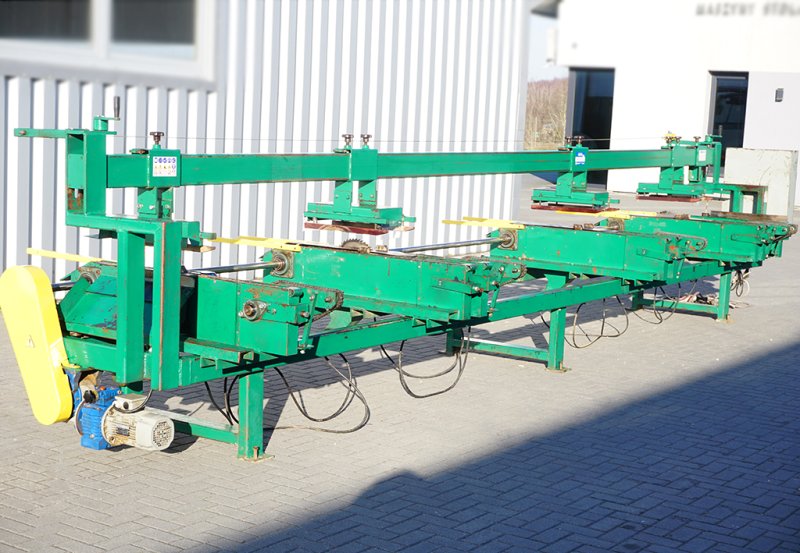 Piła formatowa do deski paletowej i kantówki na 4 agregaty tnące - 01