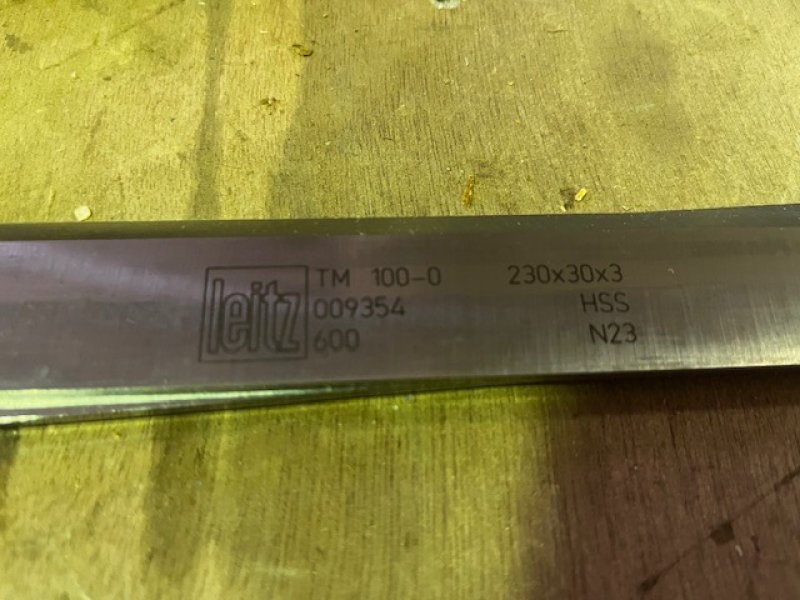 Noże LEITZ do głowic do strugarki - 06