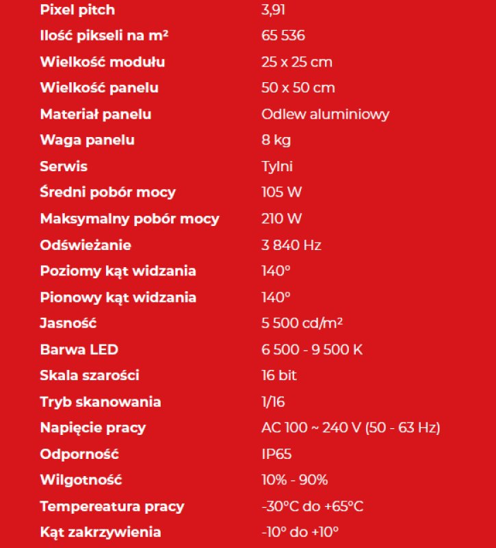 Wynajem mobilny ekran LED 15m2 na platformie - 02