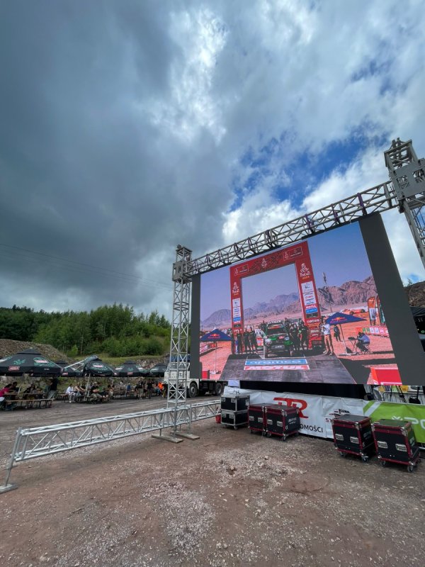 Wynajem zewnętrzny telebim LED dowolny wymiar