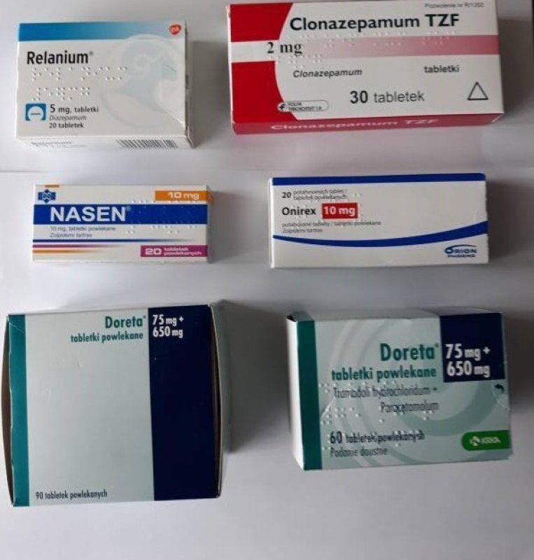 Doreta,Skudexa,Clonazepam,Nasen,Medikinet,Xanax
