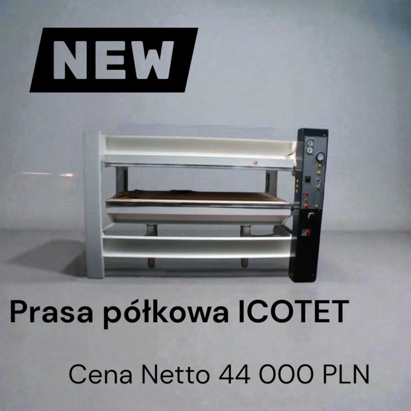 Półkowa prasa hydrauliczna ICOTET CON 2 - 06