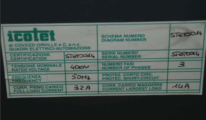 Półkowa prasa hydrauliczna ICOTET CON 2 - 08