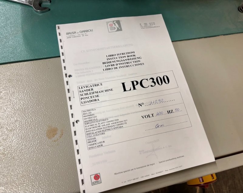 Szlifierka orbitalna BRUSA di Garboli do rur, pręt - 05