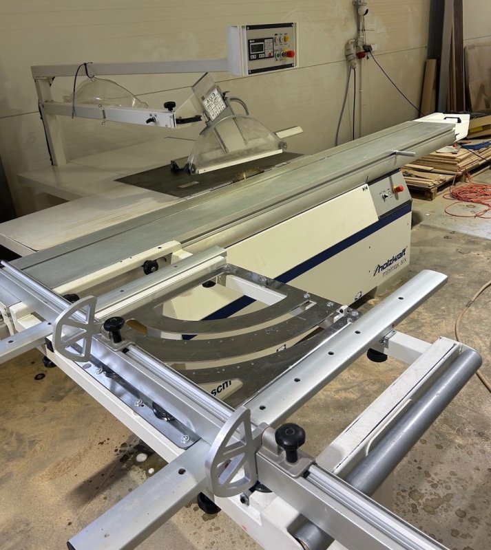 Piła formatowa SCM Si X, sterowanie PLC Podcinak - 03