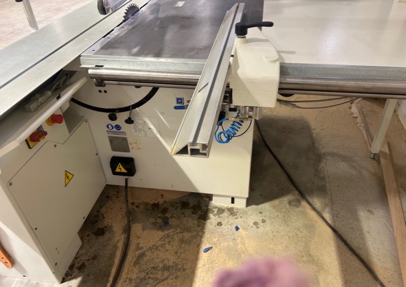 Piła formatowa SCM Si X, sterowanie PLC Podcinak - 05