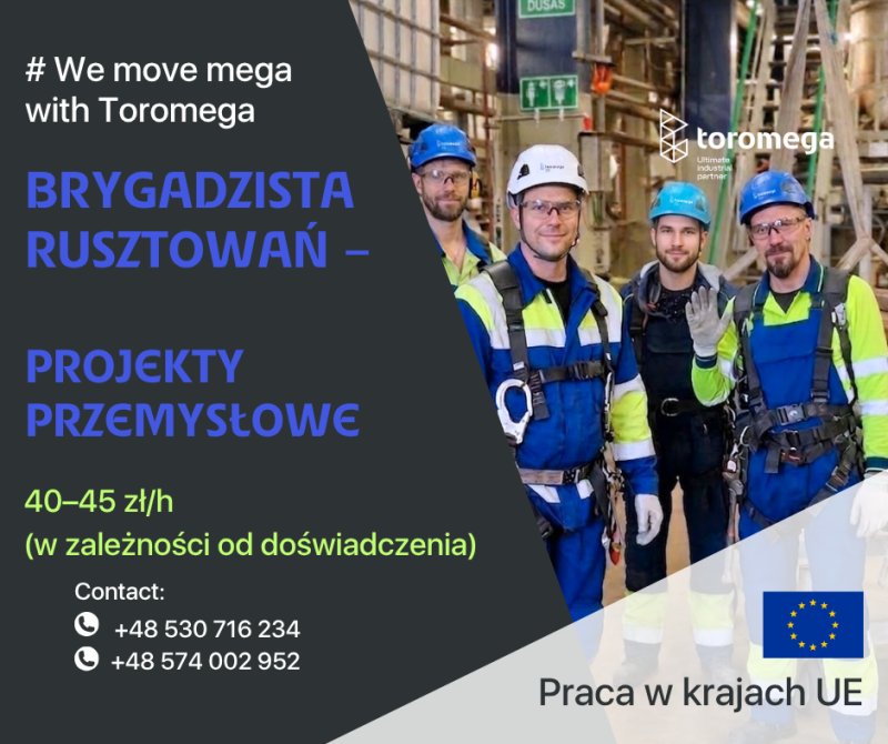 Brygadzista rusztowań