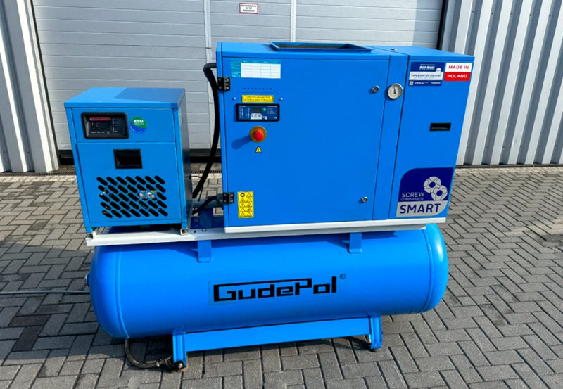 Sprężarka śrubowa Gudepol typ Smart zbiornik 500l