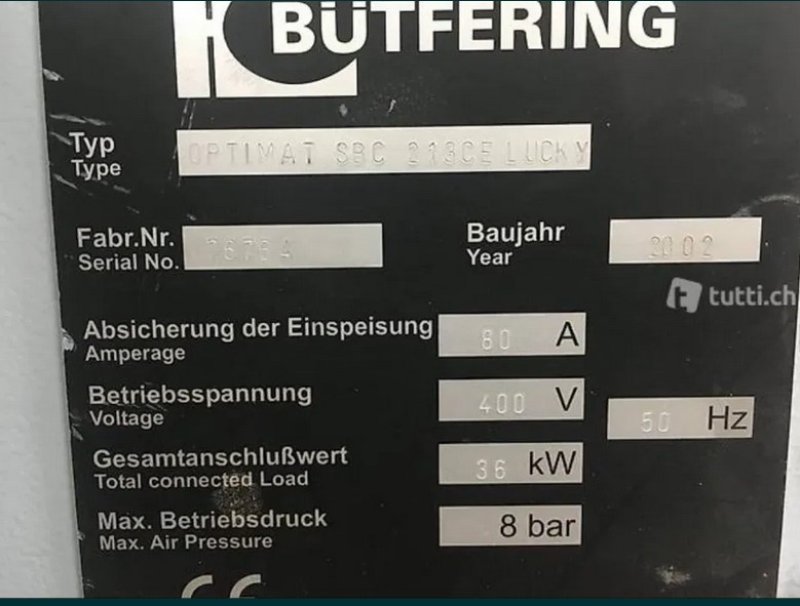Szlifierka szerokotaśmowa BUTFERING Optimat Lucky - 02 Szlifierka szerokotaśmowa BUTFERING Optimat Lucky - 02